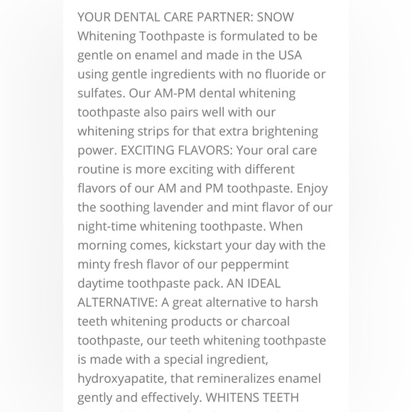 🇨🇦3/$15 SNOW Whitening Toothpaste - Picture 10 of 10